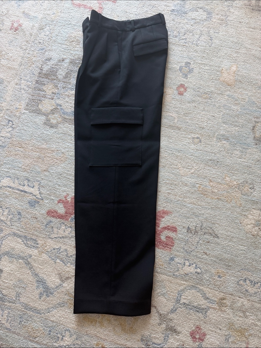 Aritzia Black Banting Cargo Pants with Flap Pockets size 4
